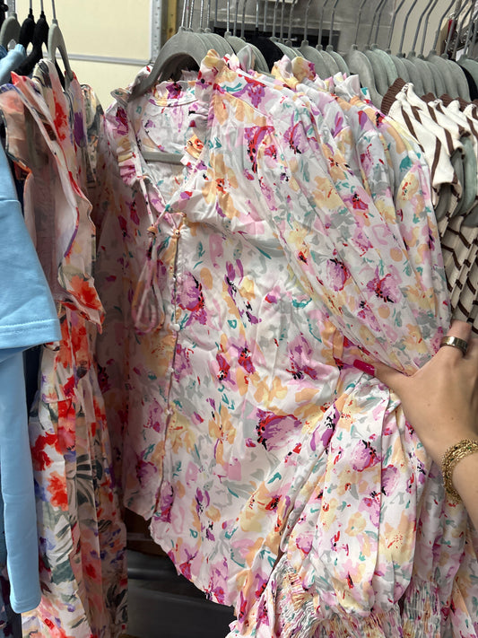 Spring Fling Boho Floral Top