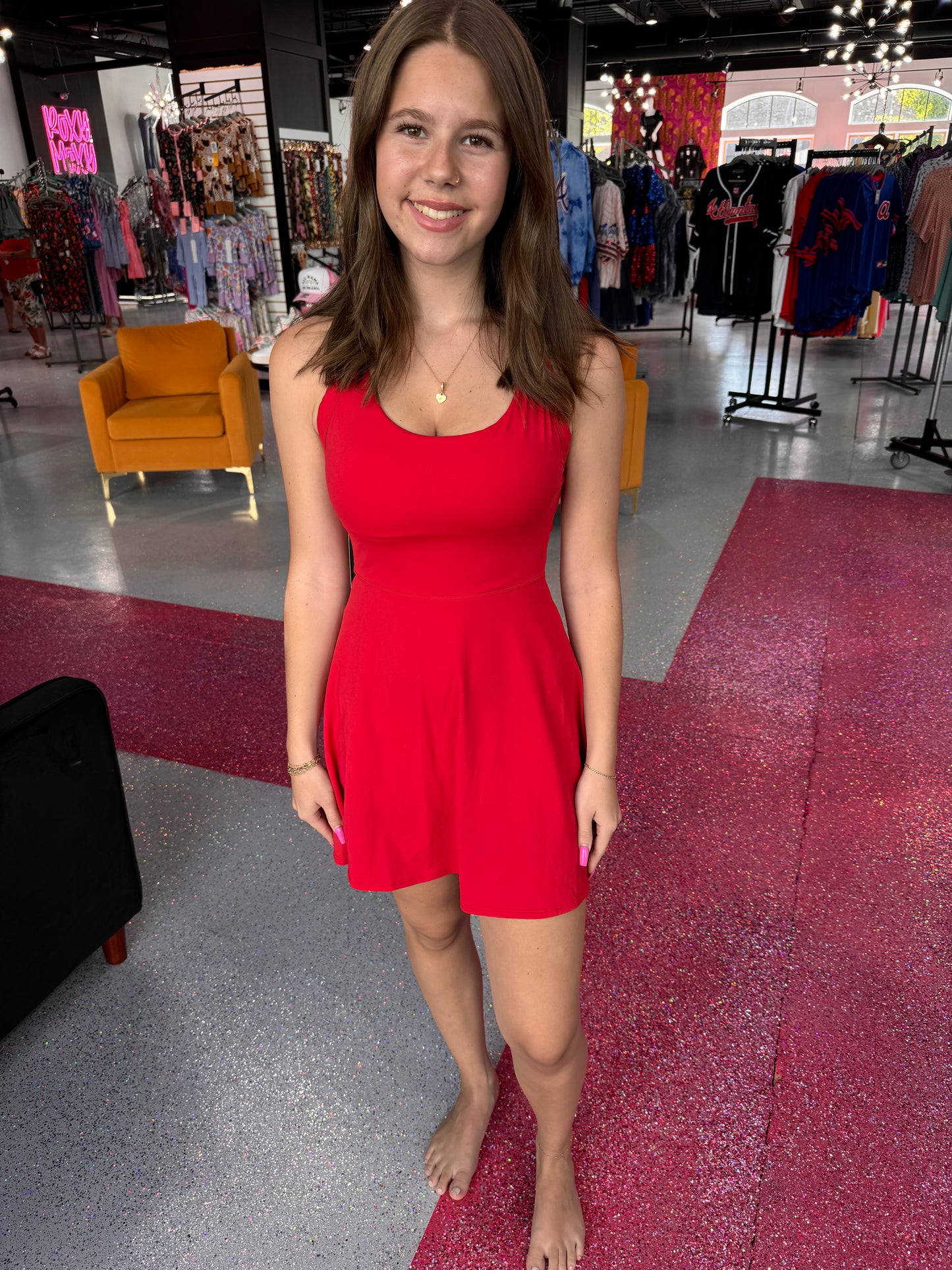 Backless Twisted Active Dress