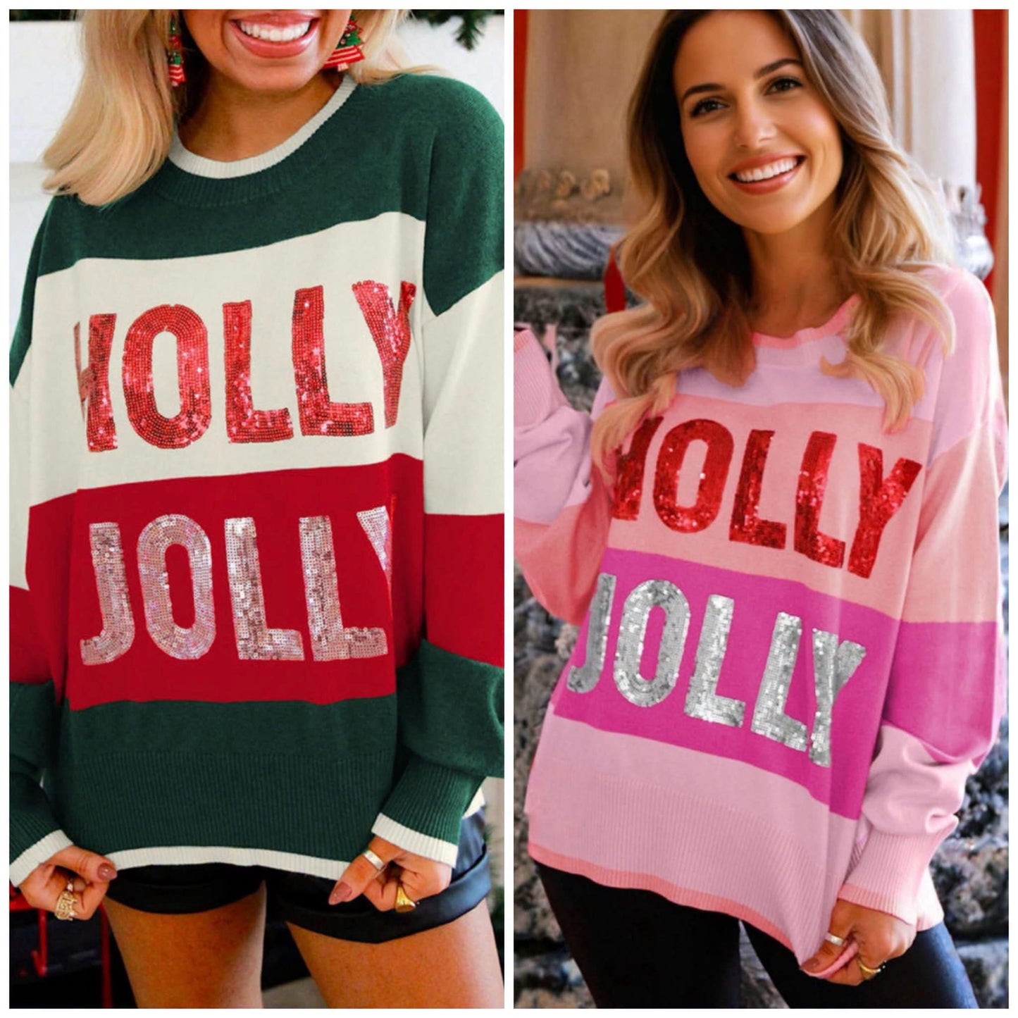 #01130 SF Holly Jolly Sequins