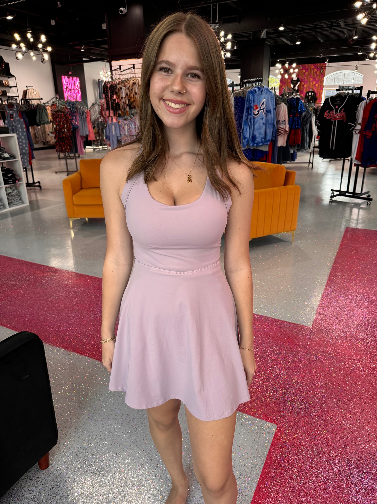 Backless Twisted Active Dress