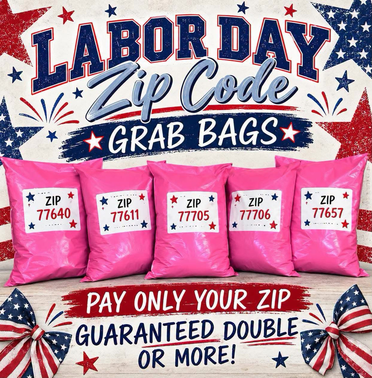 #01158 Zip Code Grab Bags