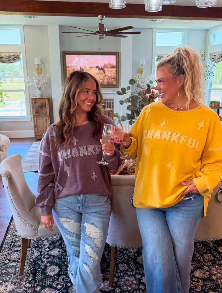 #01102 SF: Blakely Thankful classic crew
