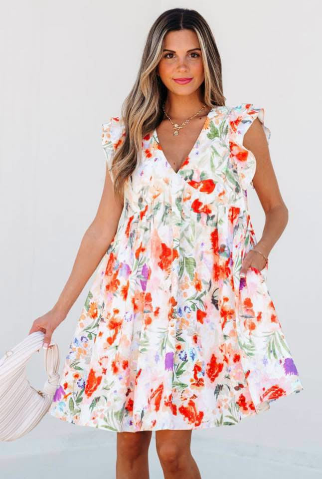 #01045 The Floral Edit White Floral