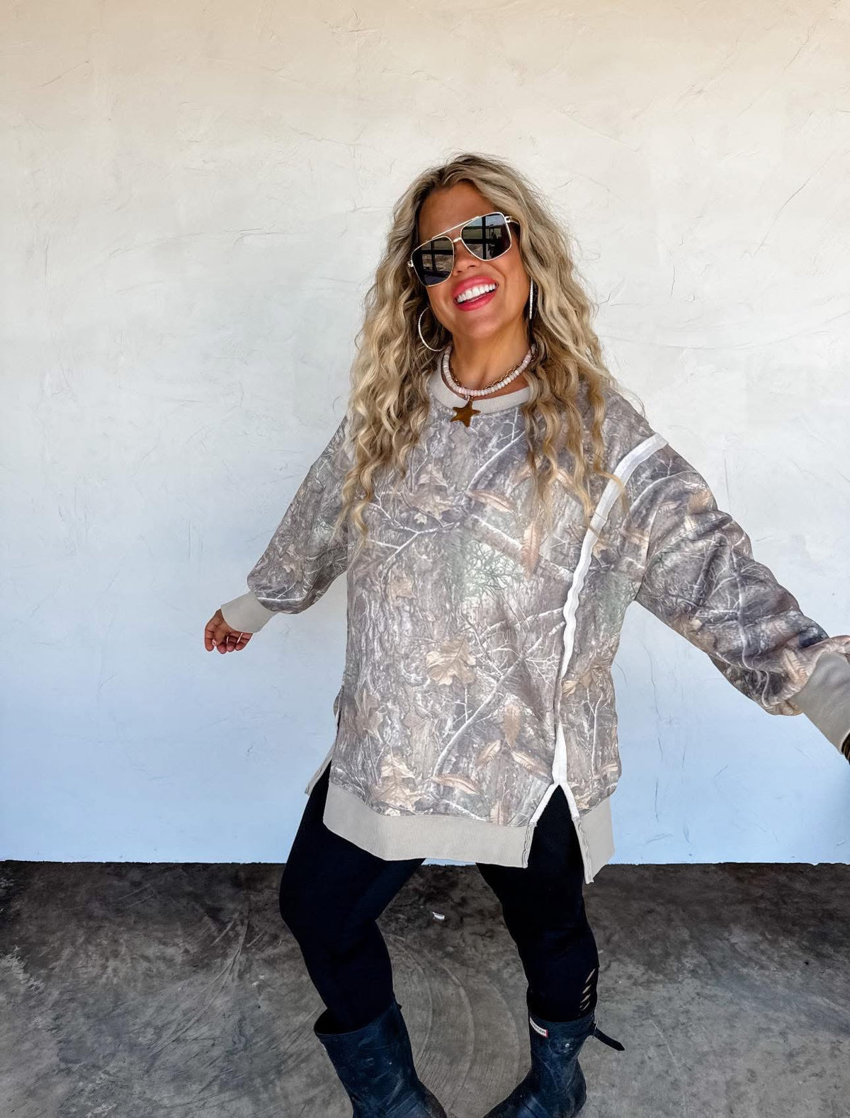 #00492 Blakely camo classic crew