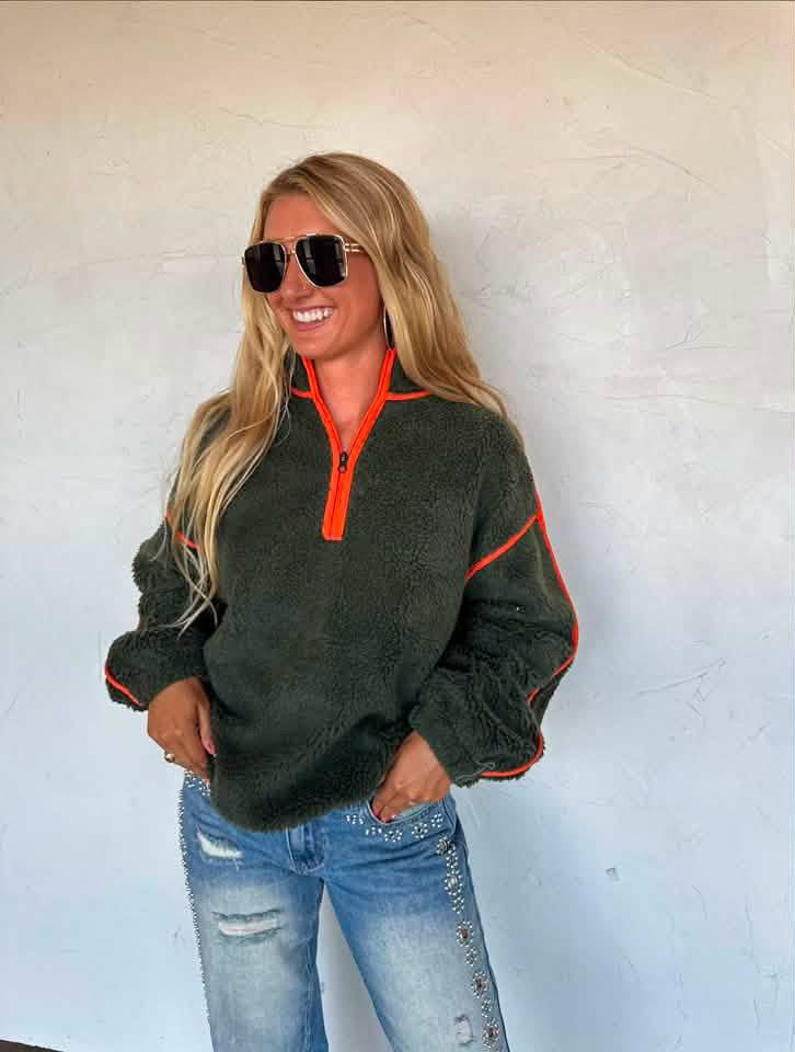 #01109 Blakely Mountain Air After Sunset Quarter Zip