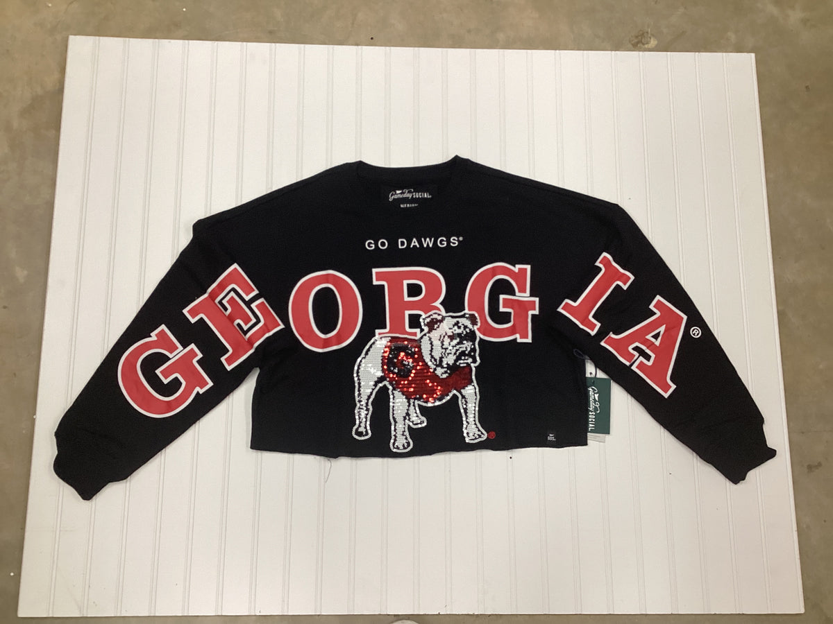 Georgia sequin cropped
