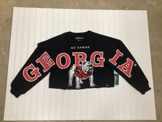 Georgia sequin cropped