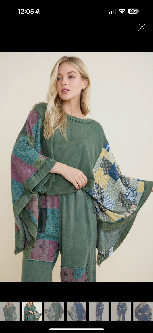 JHer poncho top
