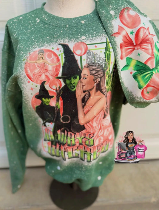 Wicked bleached sweatshirt
