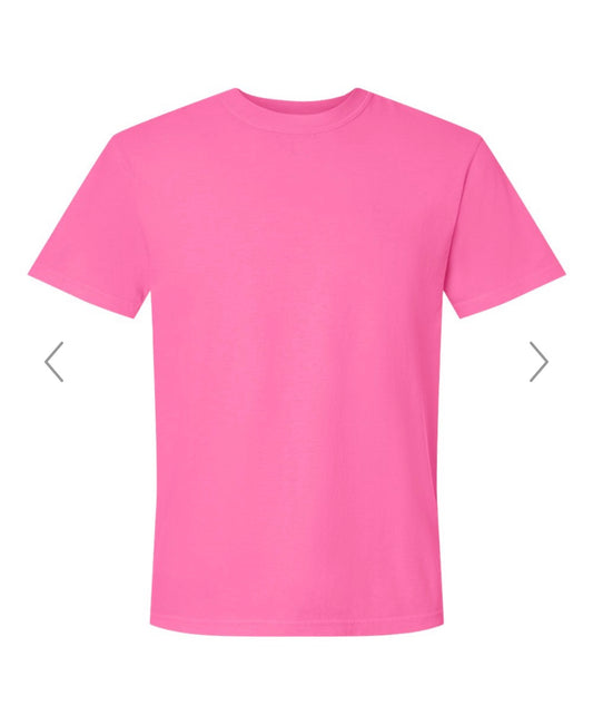 CC tee- neon pink