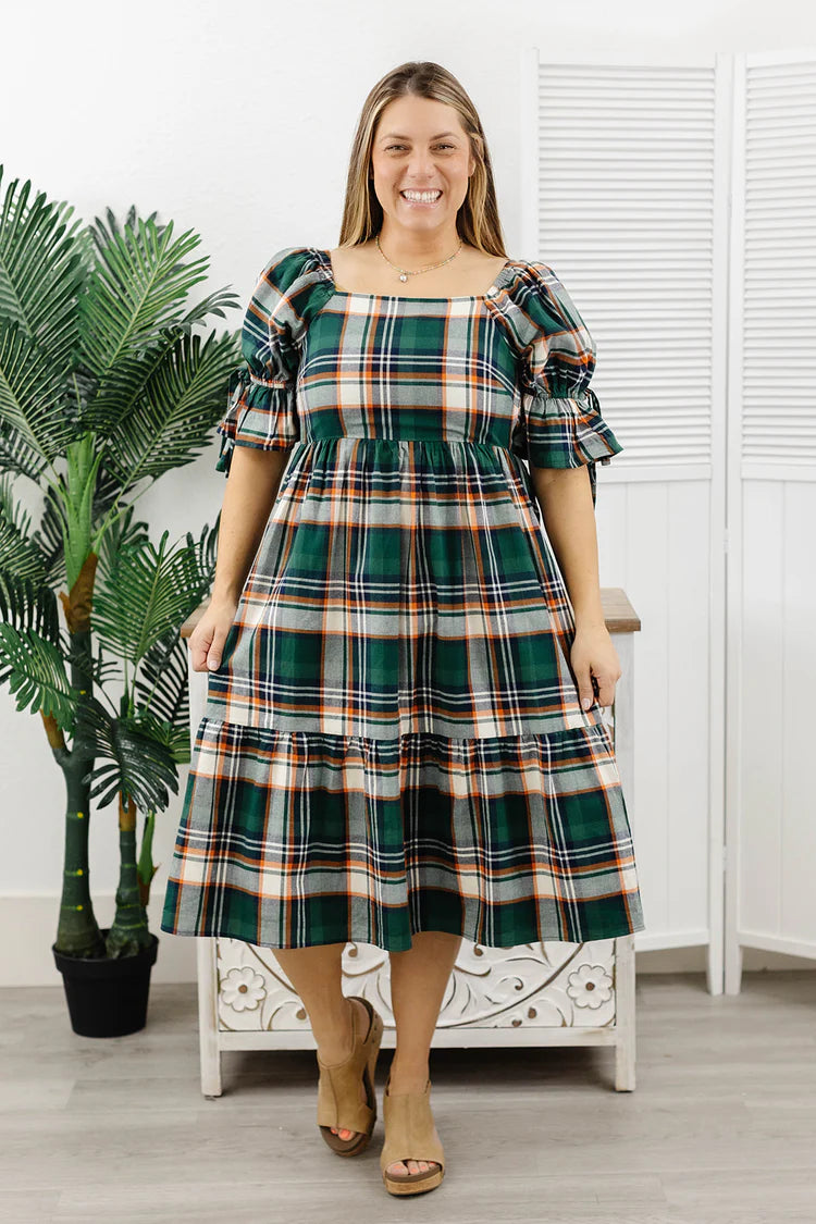 Holiday Plaid Dress