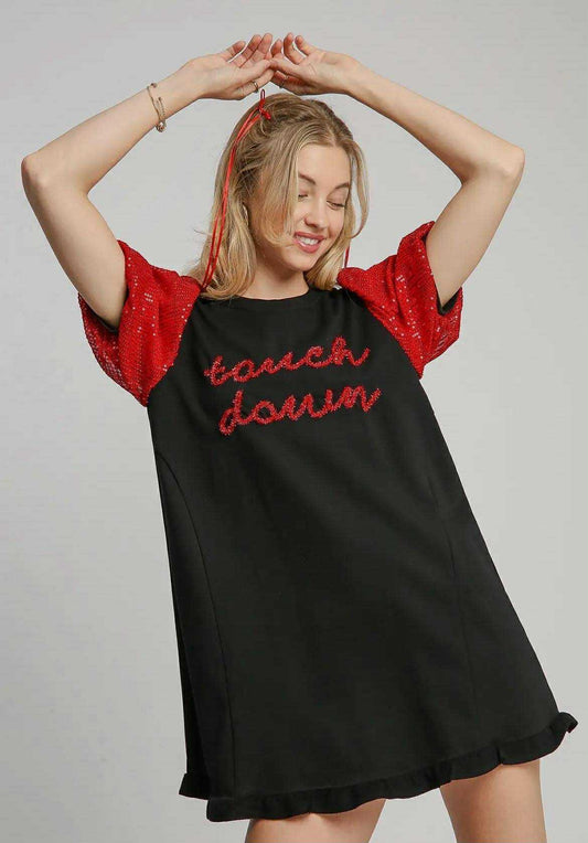 Touchdown sequin dress