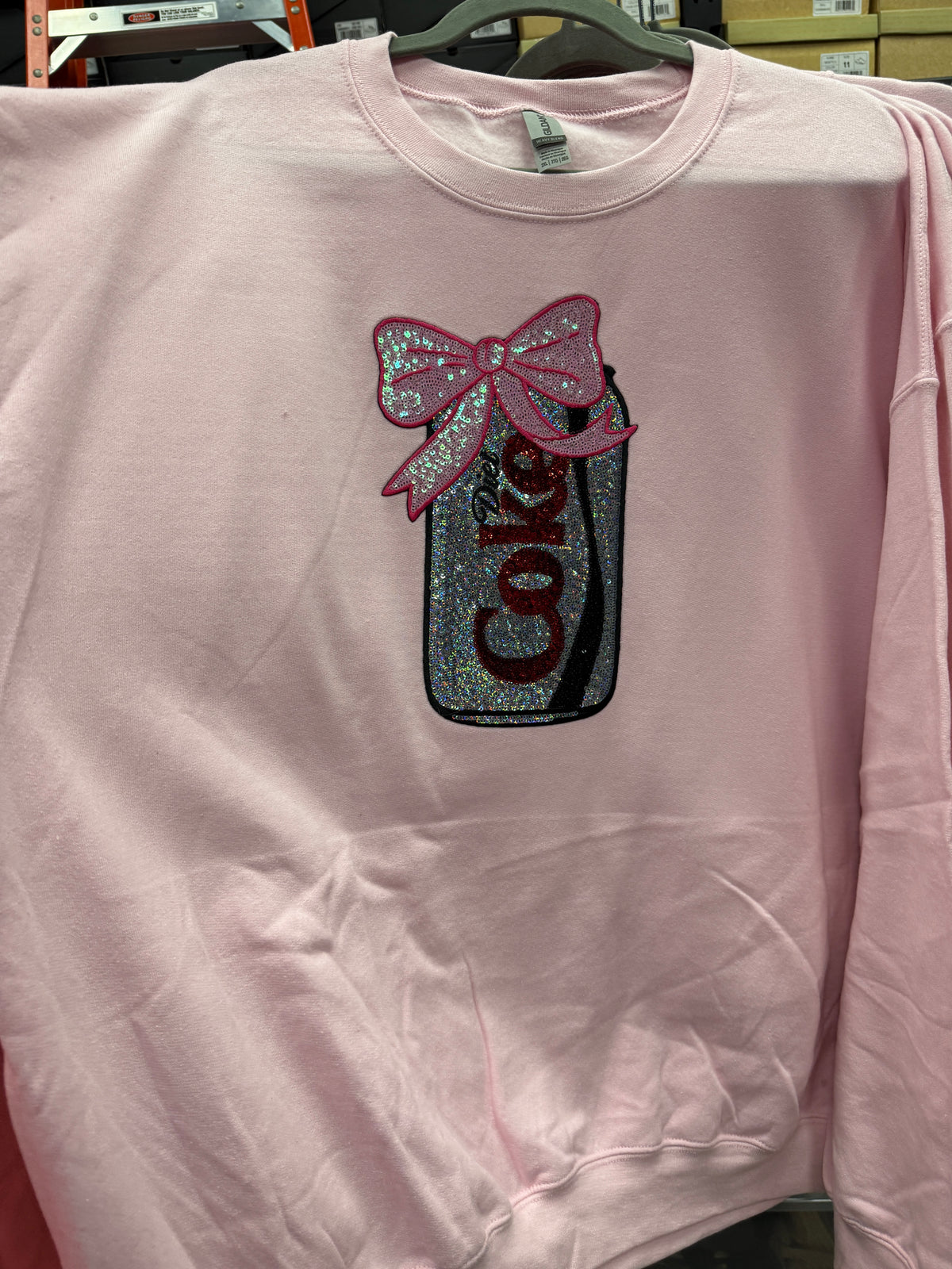 Sequin Dt Coke Pullover