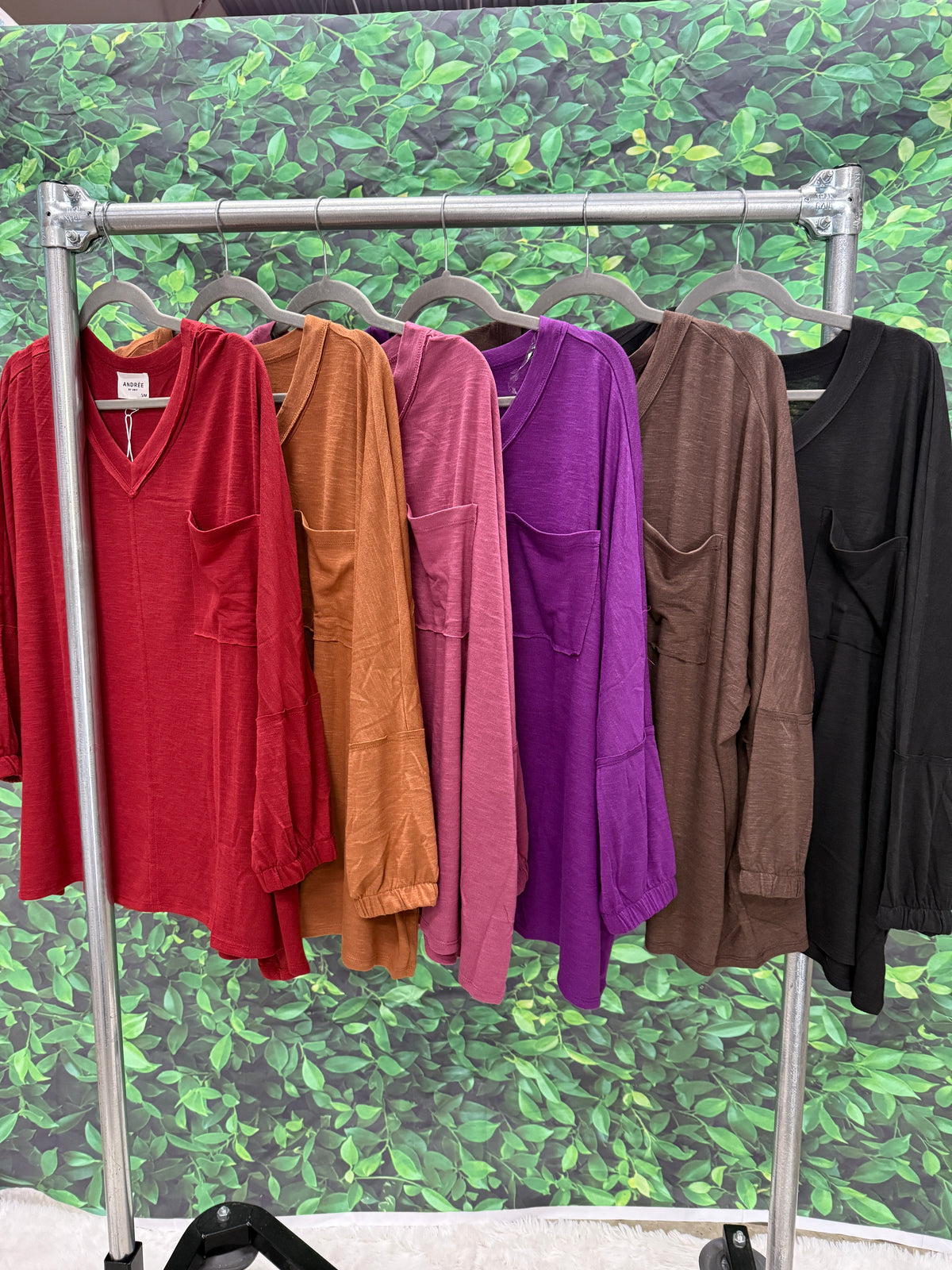 Soft Relaxed Draped Top