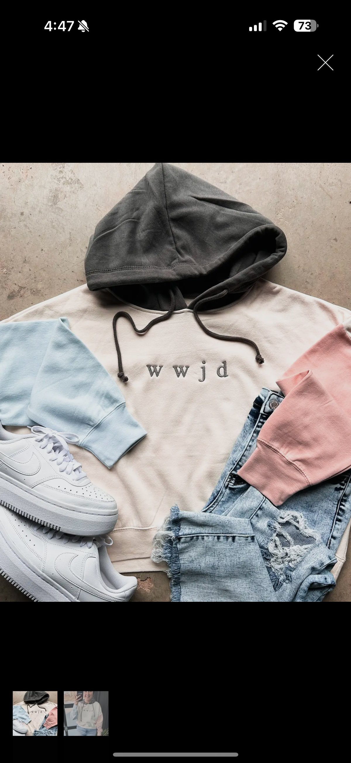 WWJD sweatshirt