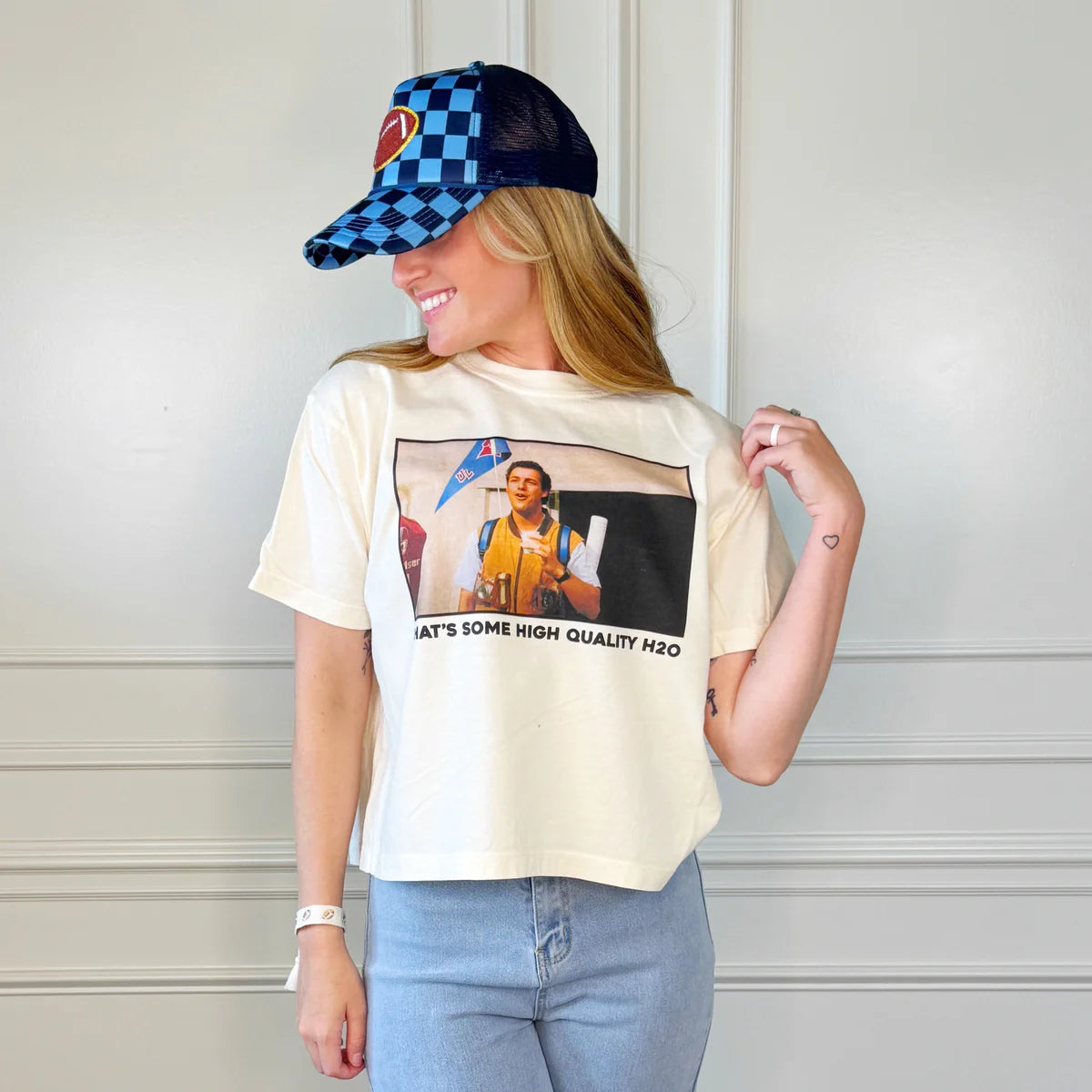 Waterboy cropped tee