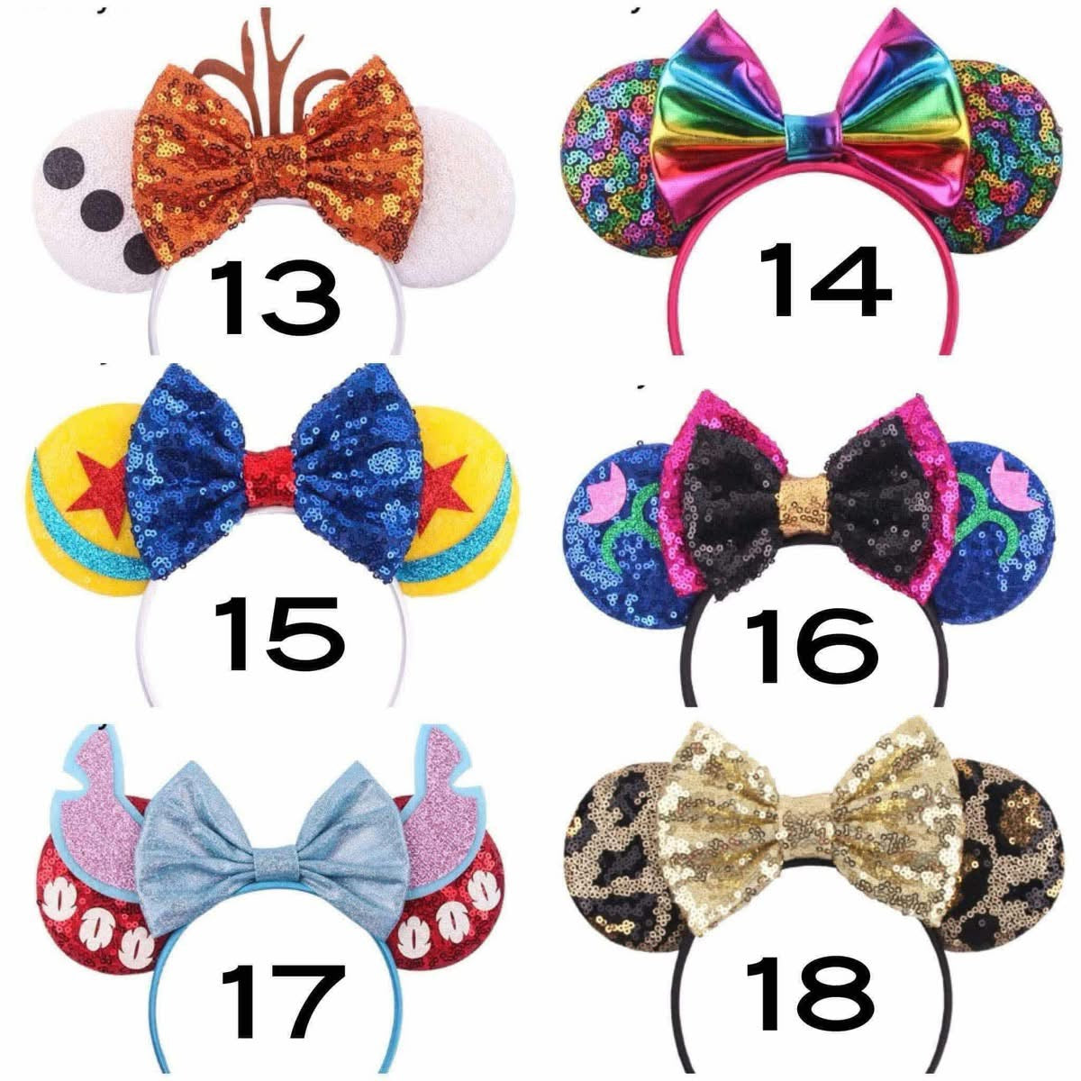 #00376 Mouse Ears (Styles #1 - #24) Round 2