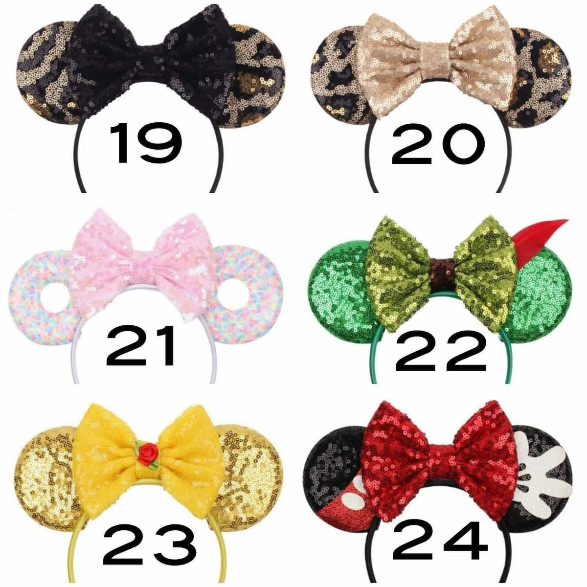 #00376 Mouse Ears (Styles #1 - #24) Round 2