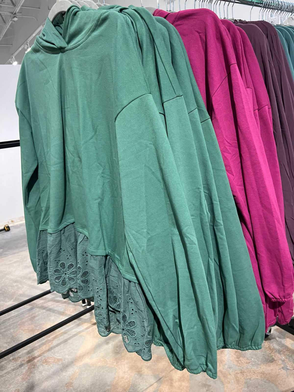 Hooded Lace Top