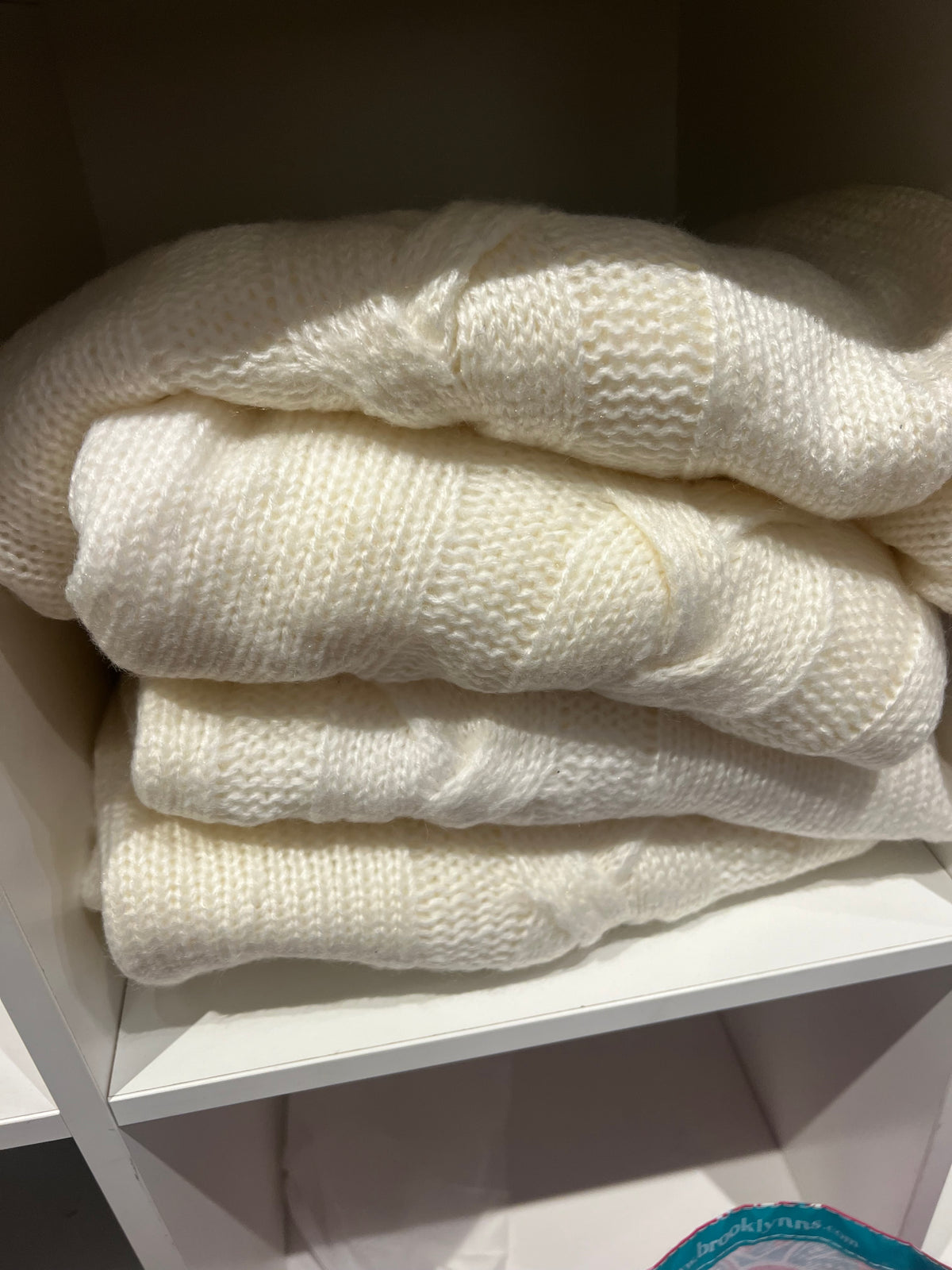 Boatneck Cable Knit Sweater