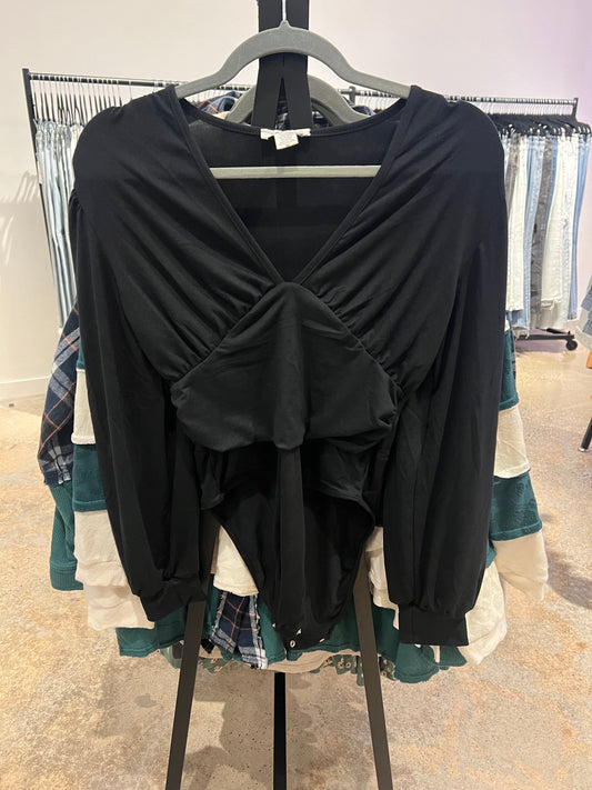 Plunge Neck Bodysuit