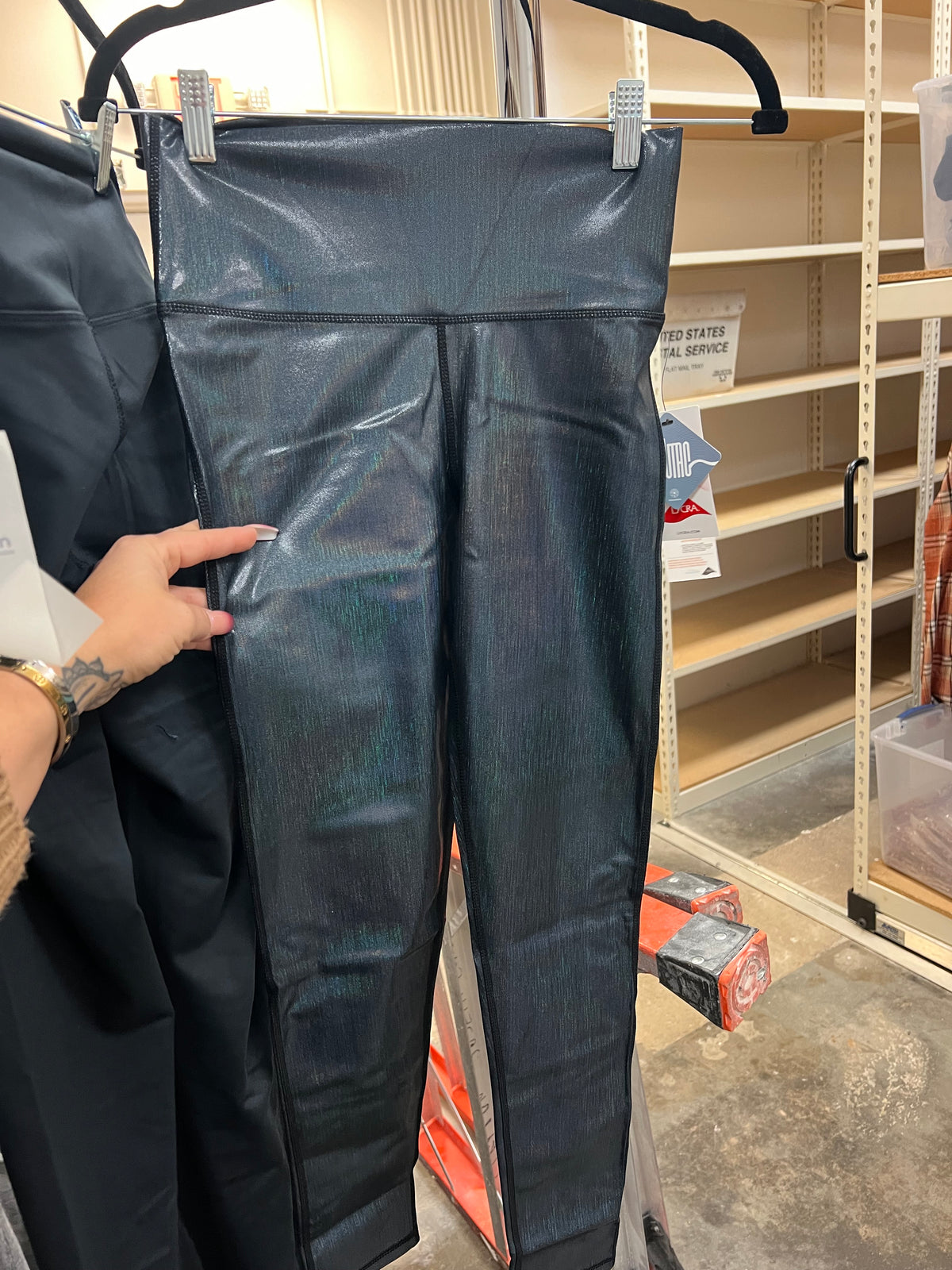Bronze Halo Foil Leggings