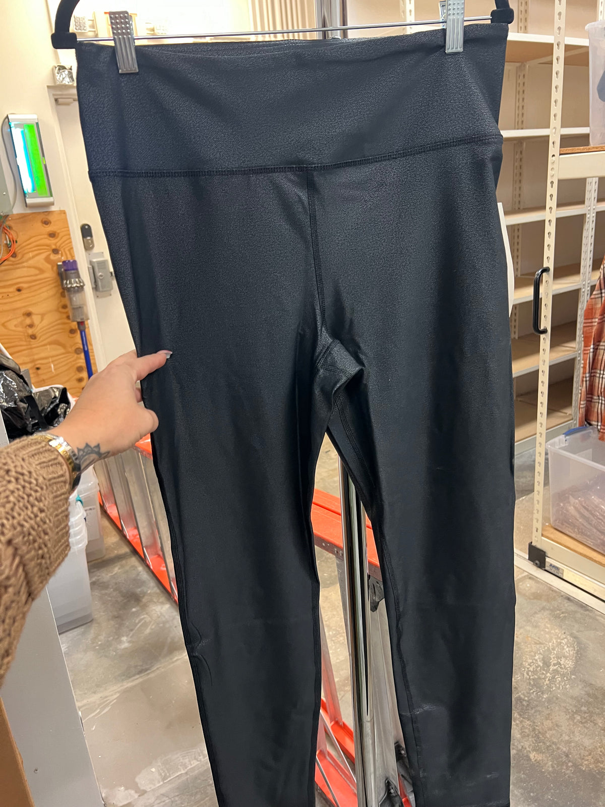 Curvy Foil Leggings