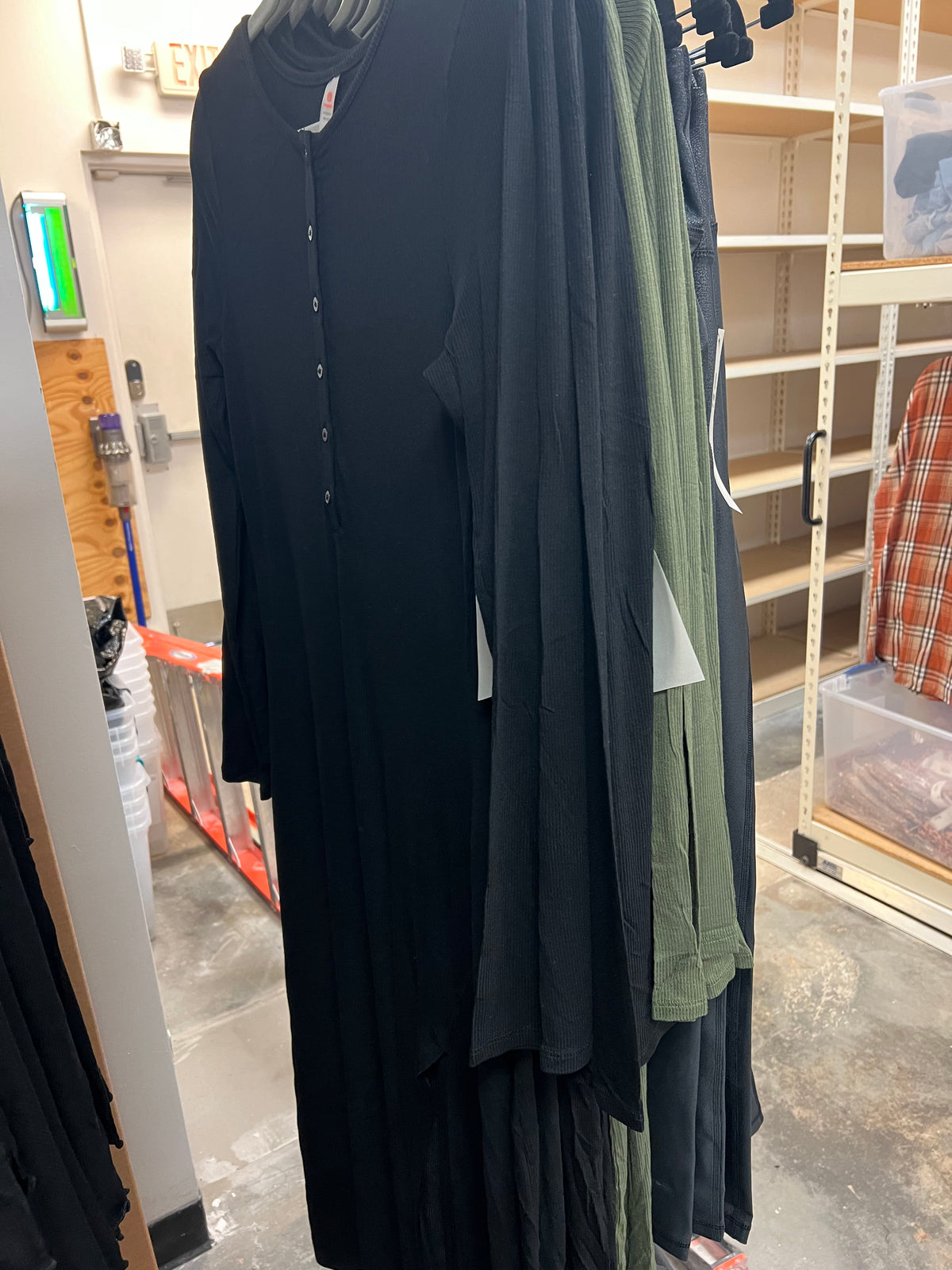 Long Sleeve Ribbed Maxi
