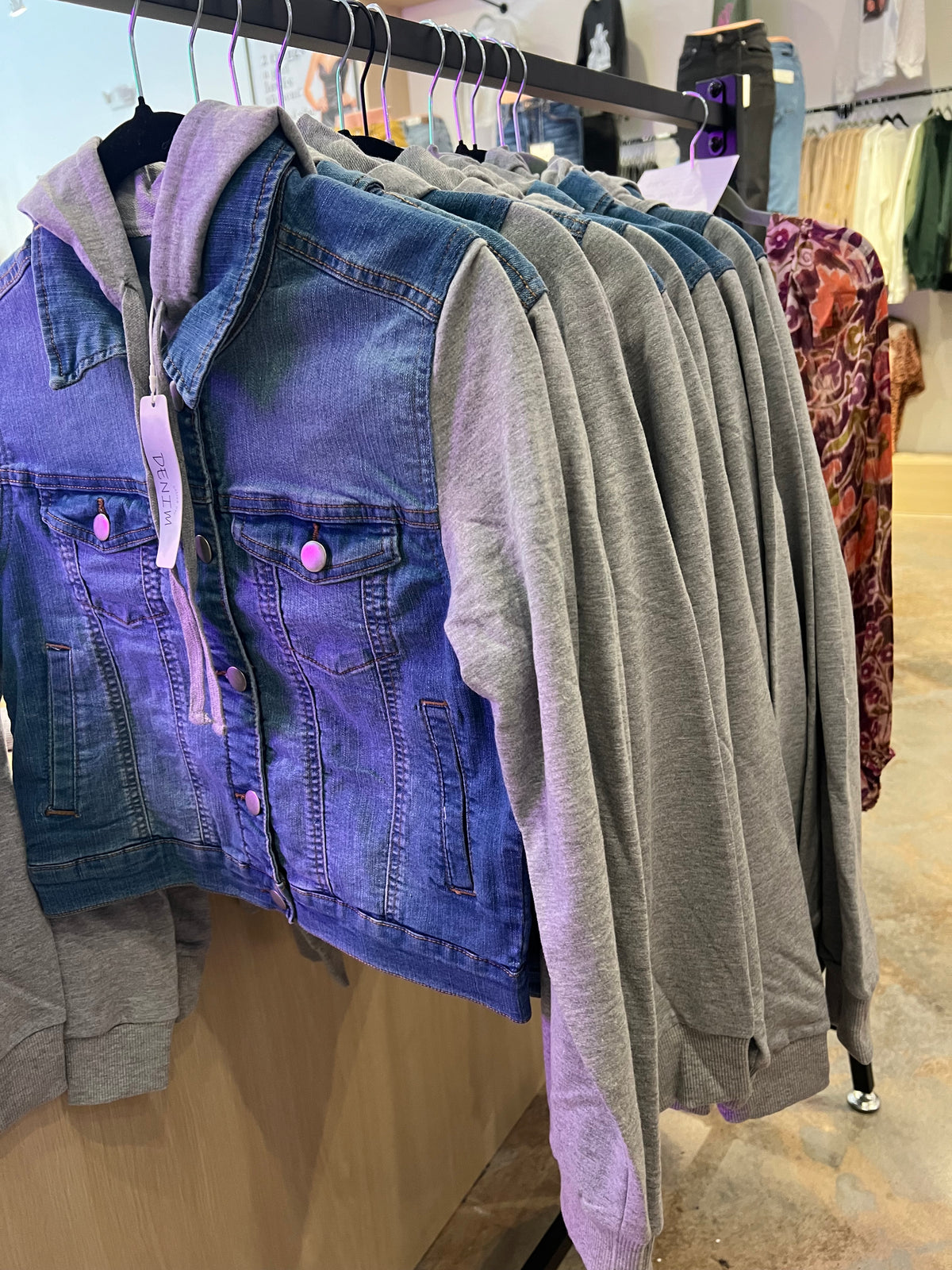 Contrast Denim Jacket