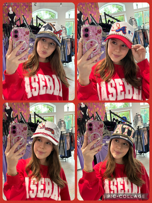 Fancy Trucker Hats: Braves