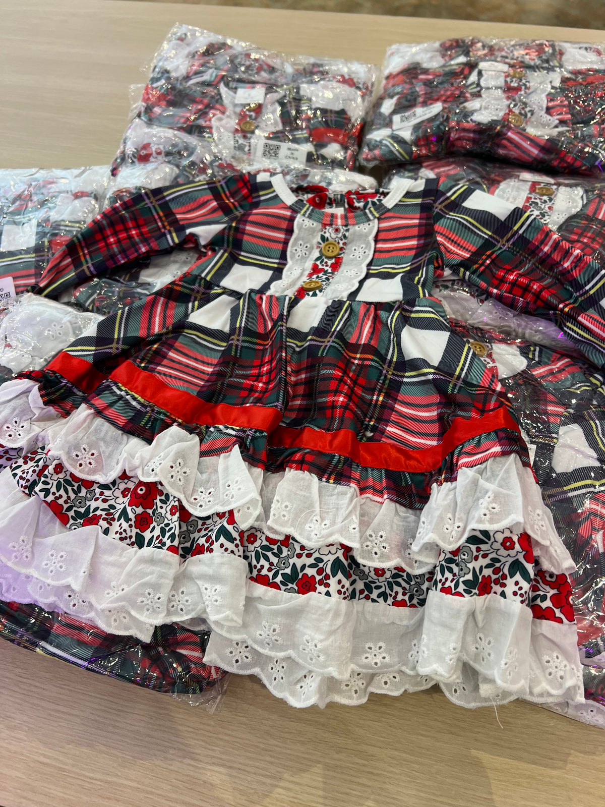 Christmas Plaid Dress