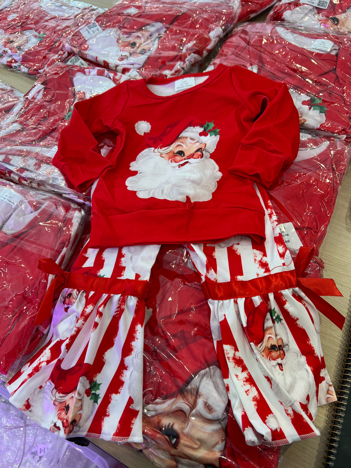 Classic Santa Bell Set