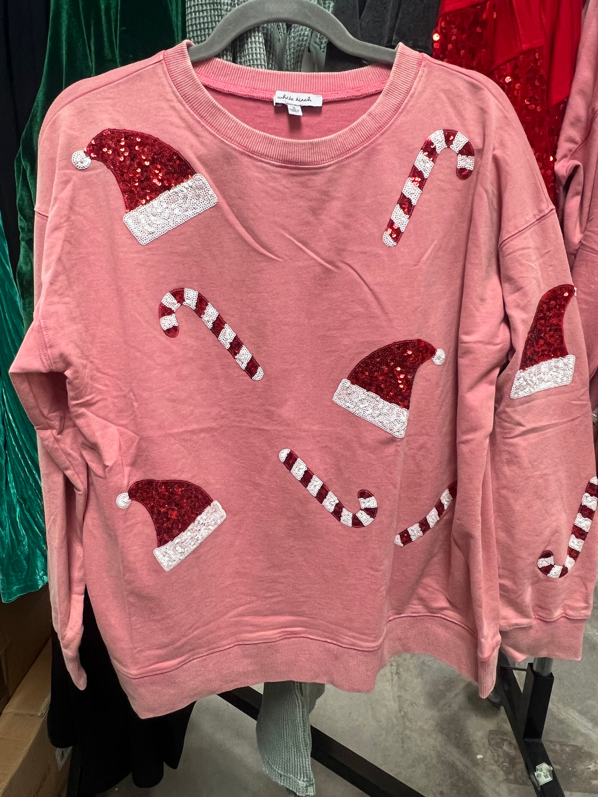 Sequin Candy Canes