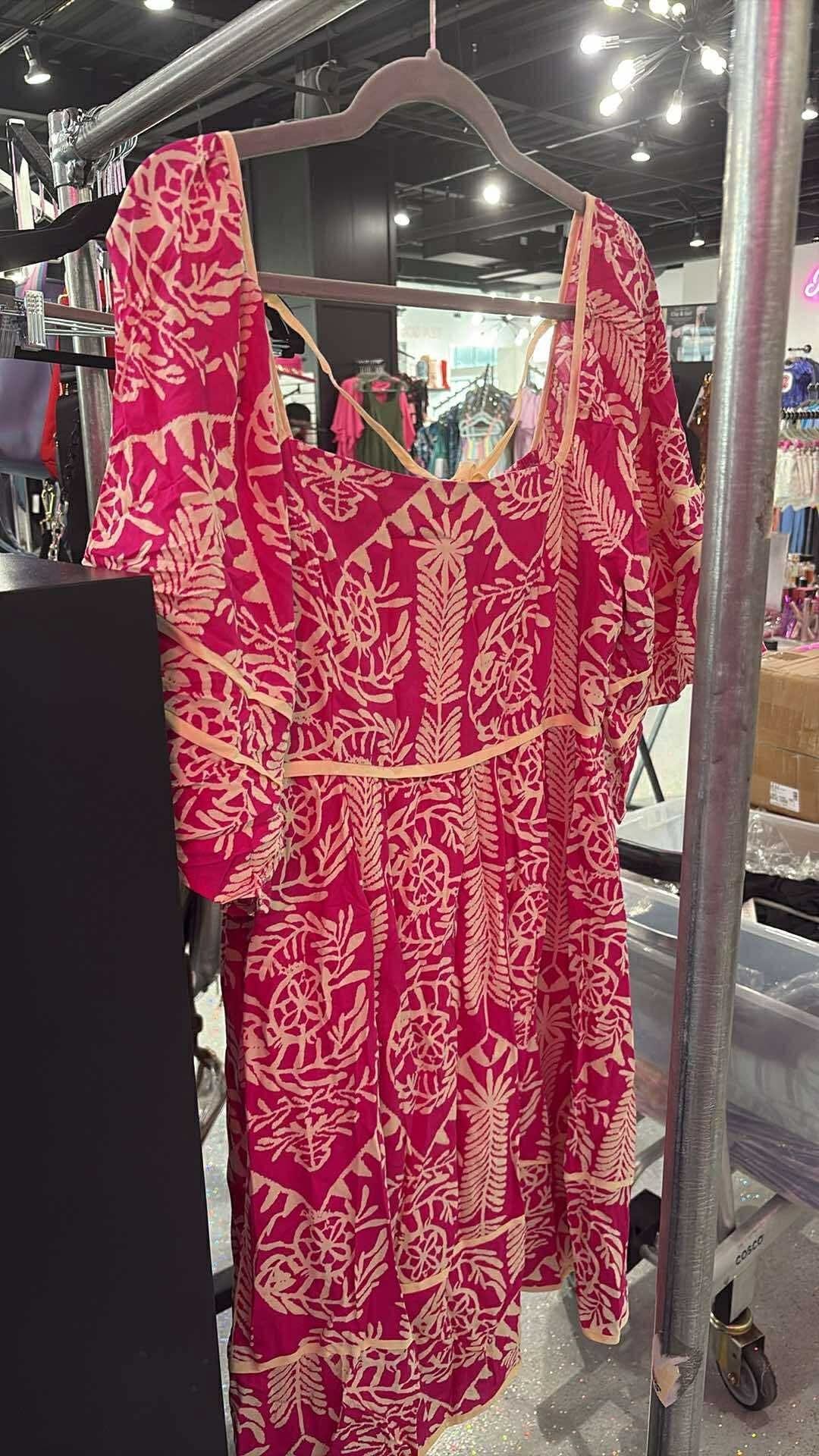 Aztec Fuchsia Dress
