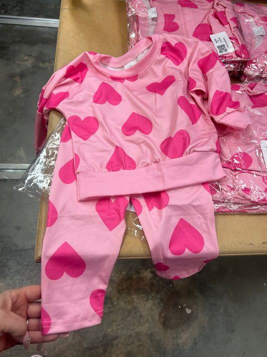 Pink Hearts Set