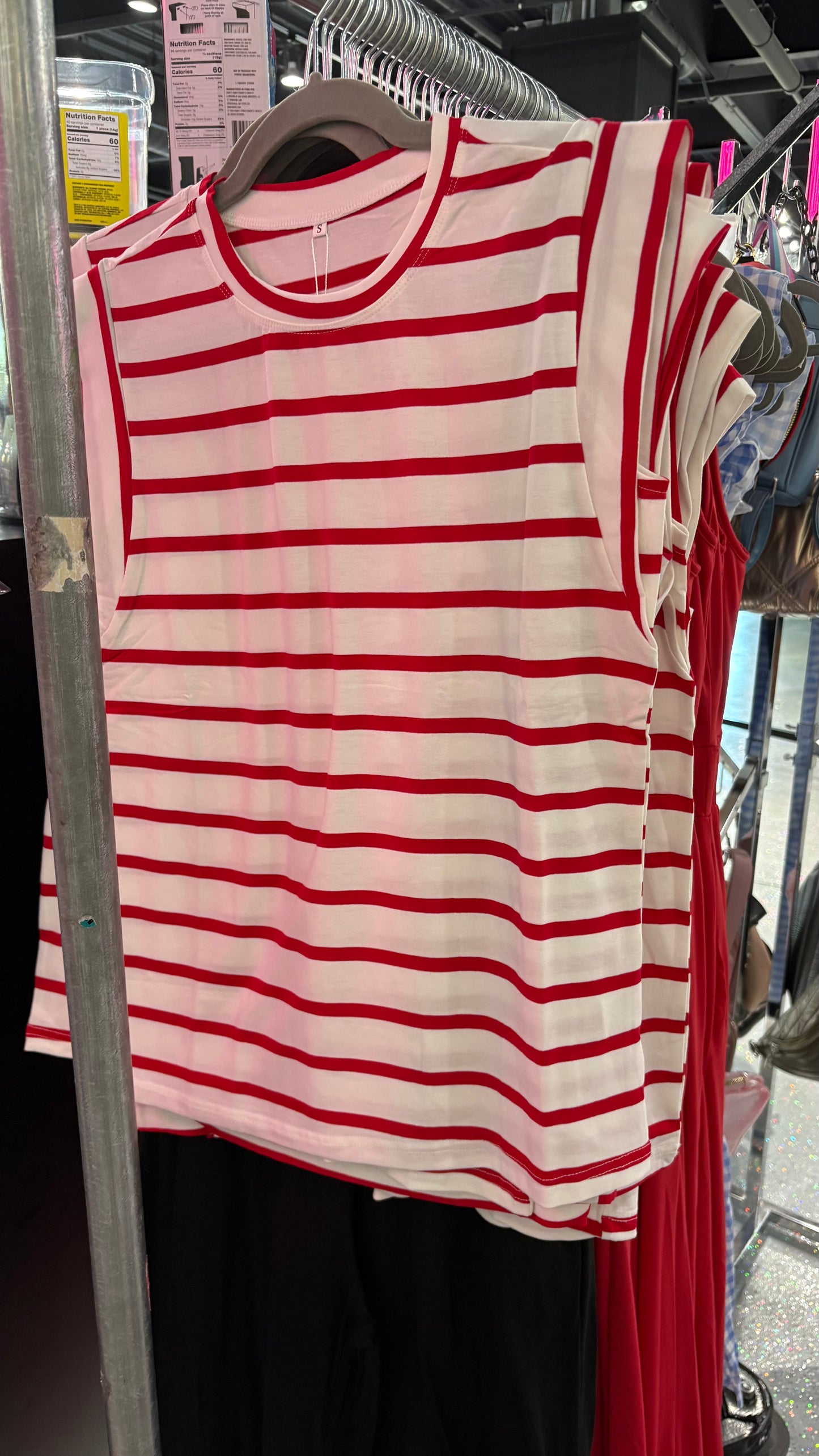 Striped Raglan Sleeve T-Shirt