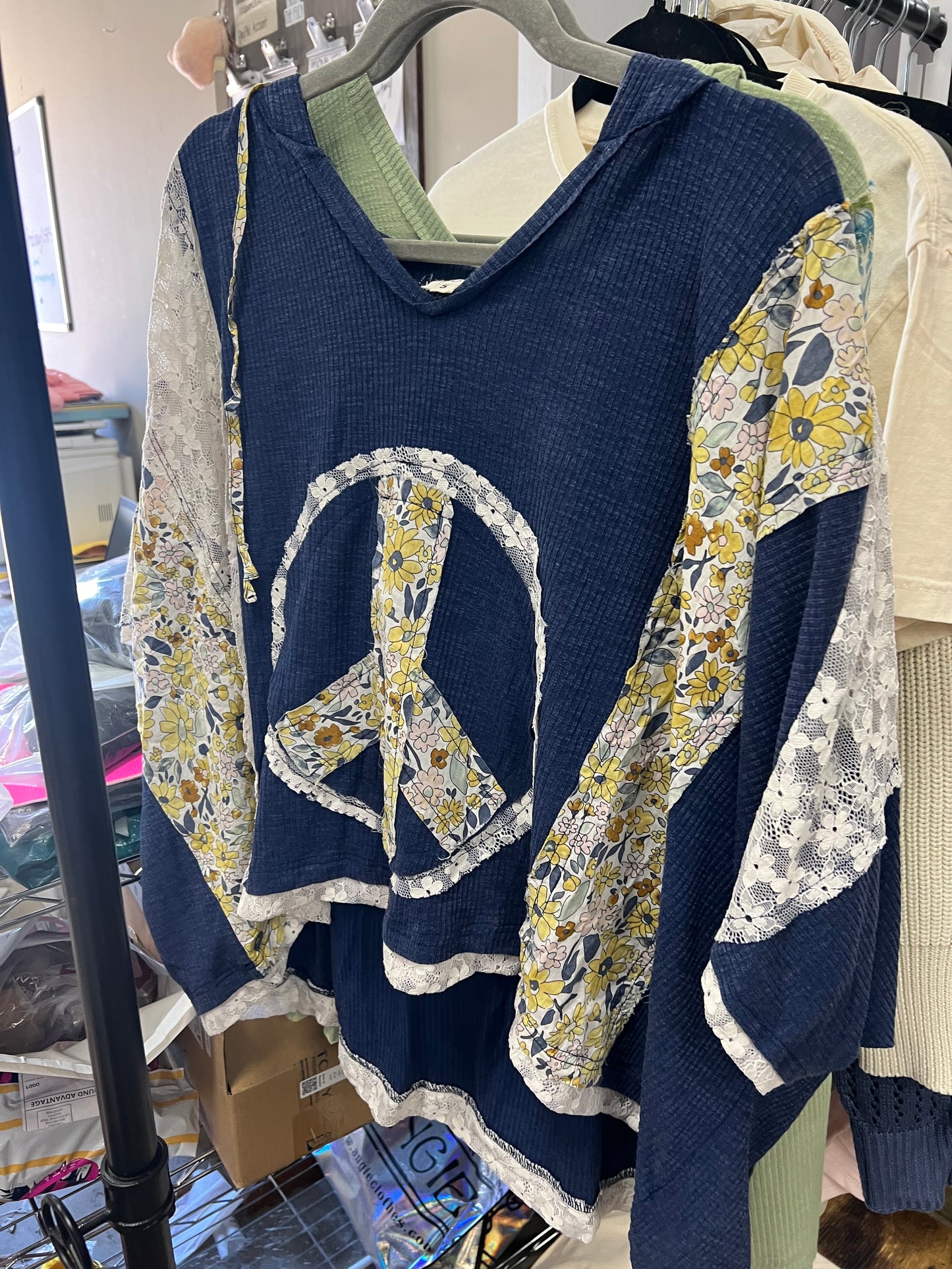 Floral Peace Hoodie