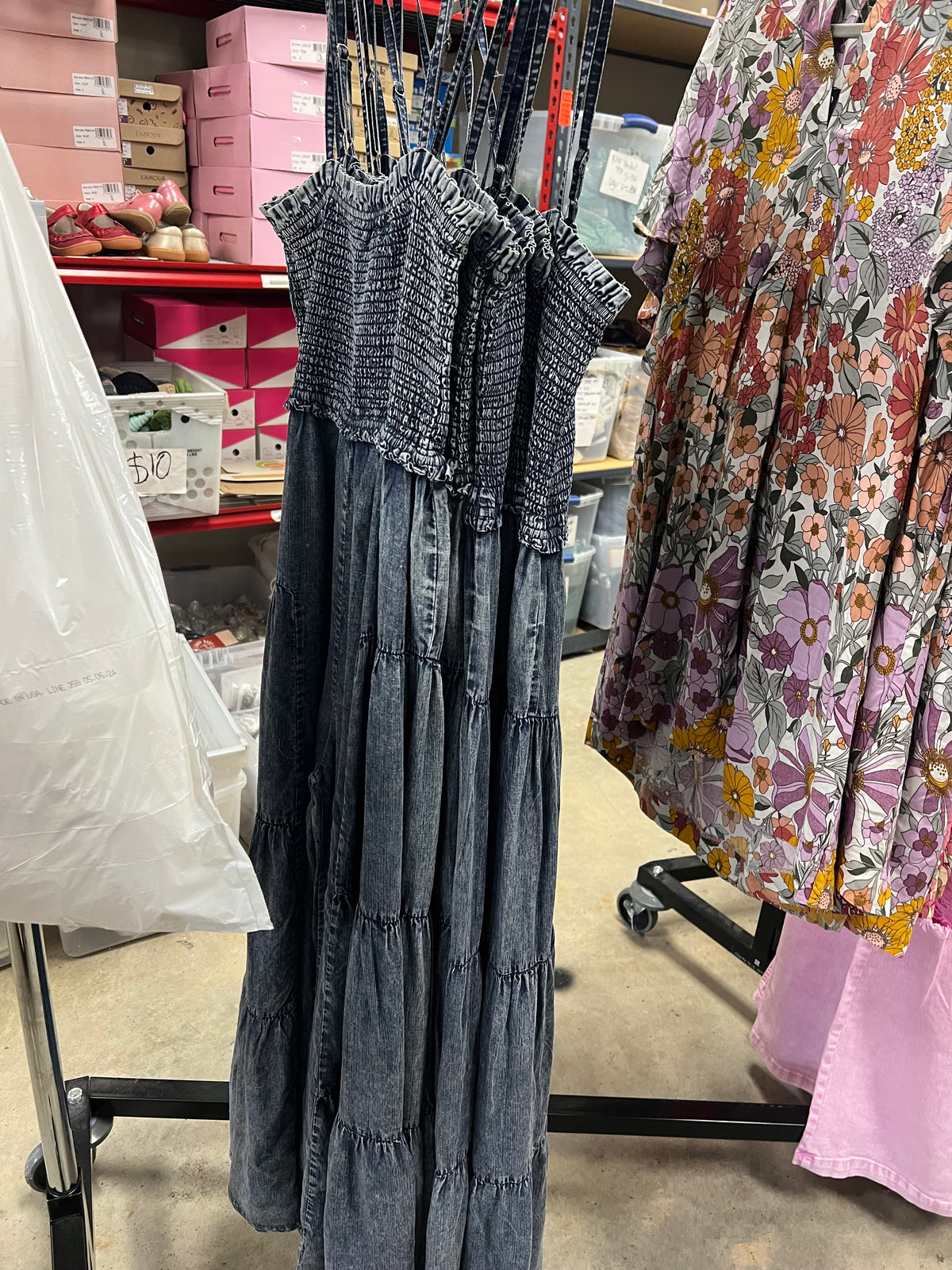 Tiered Wide Leg Jumpsuit