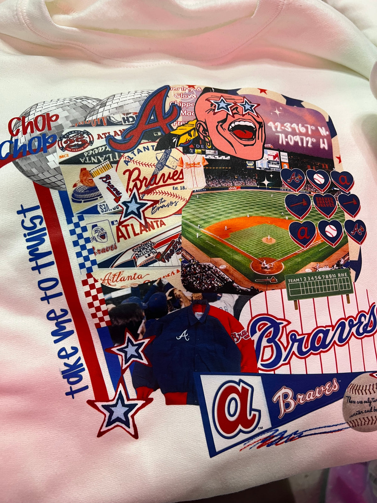 Braves Collage Sweatshirt