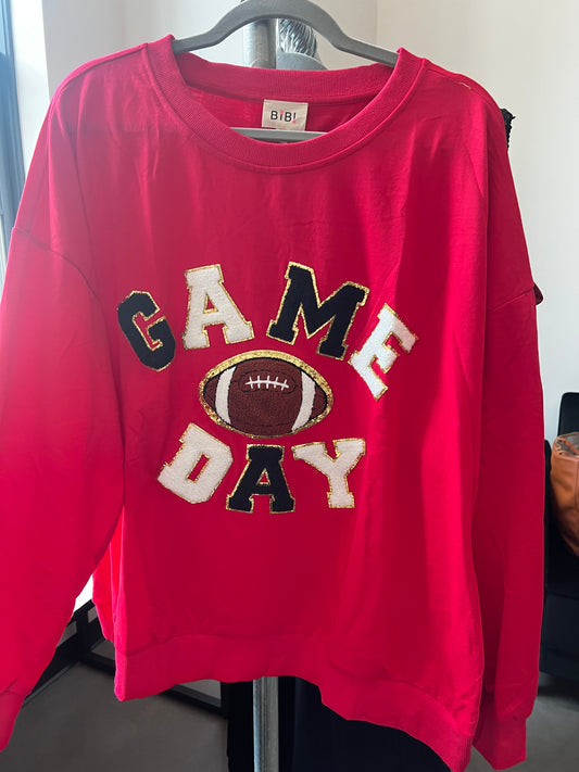 Game Day Loose Fit Sweatshirt