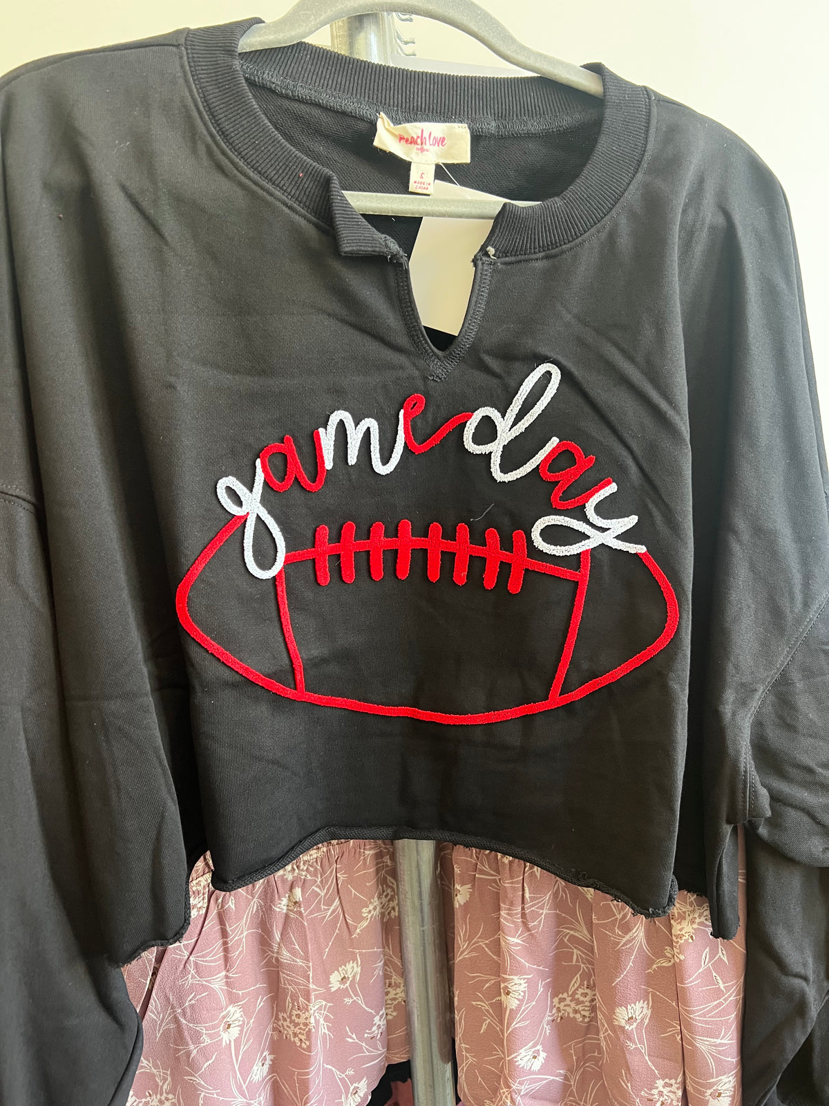 Game Day Crop Sweatshirt