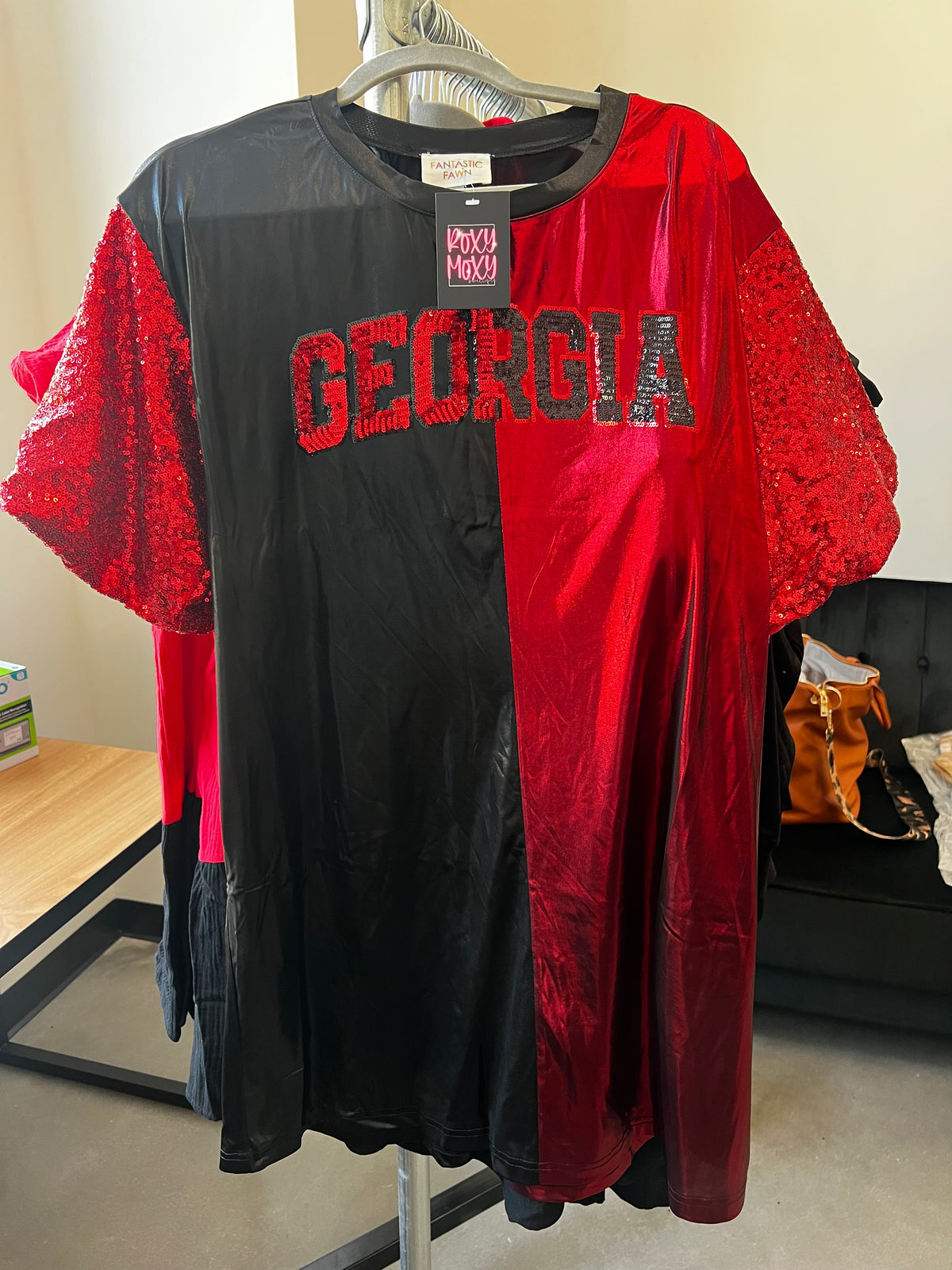 GA Shiny Jersey Dress