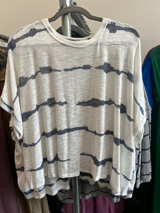 Rainbow Rhapsody Tie-Dye Knit Top