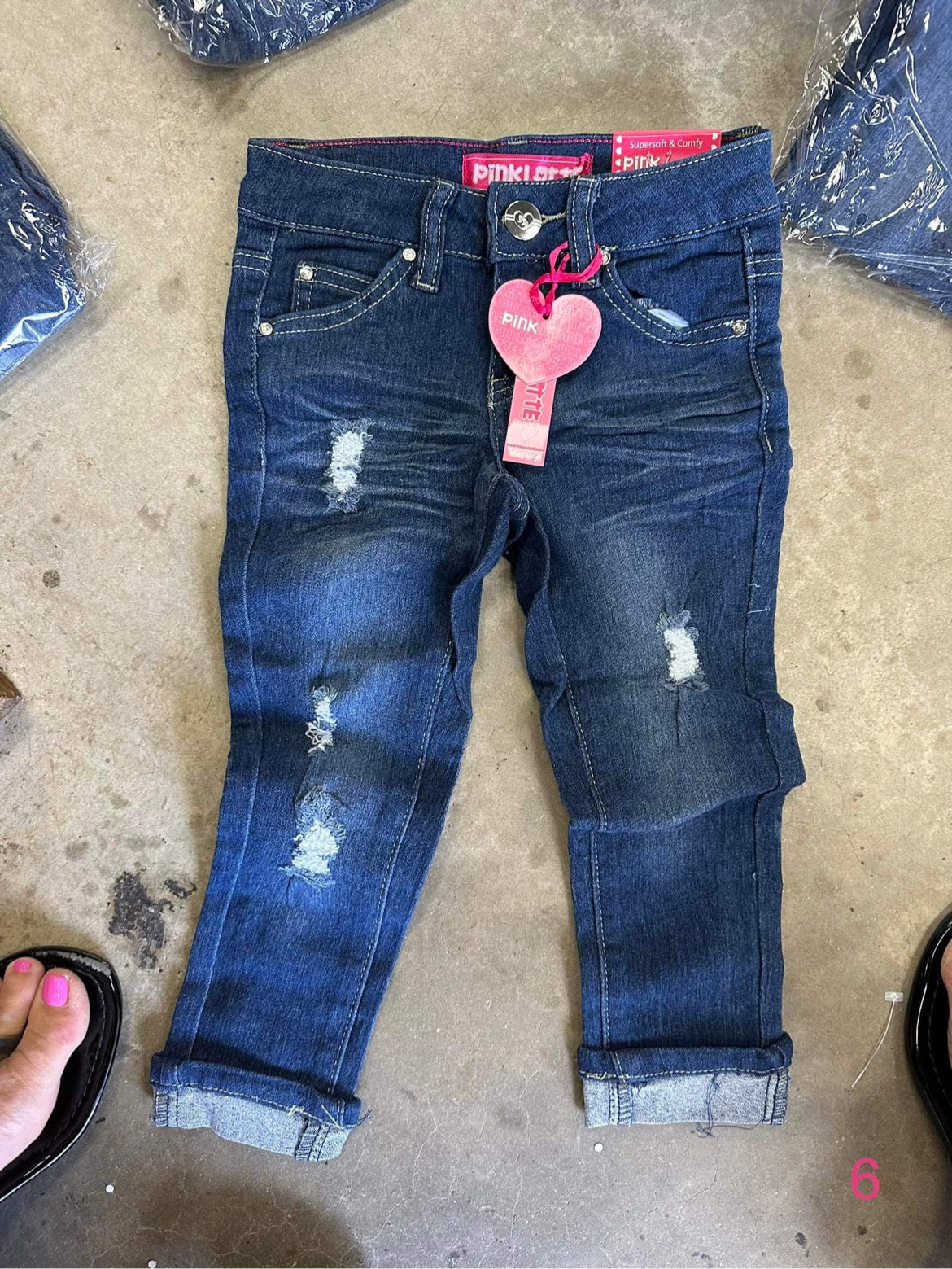 Kids Perfect Distressed Skinnies