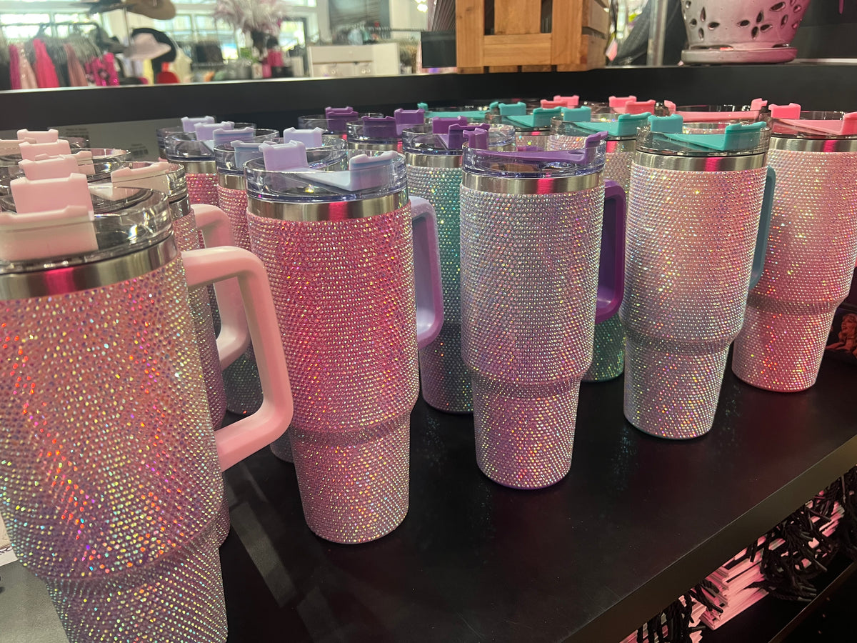 Ombre Rhinestone Tumblers