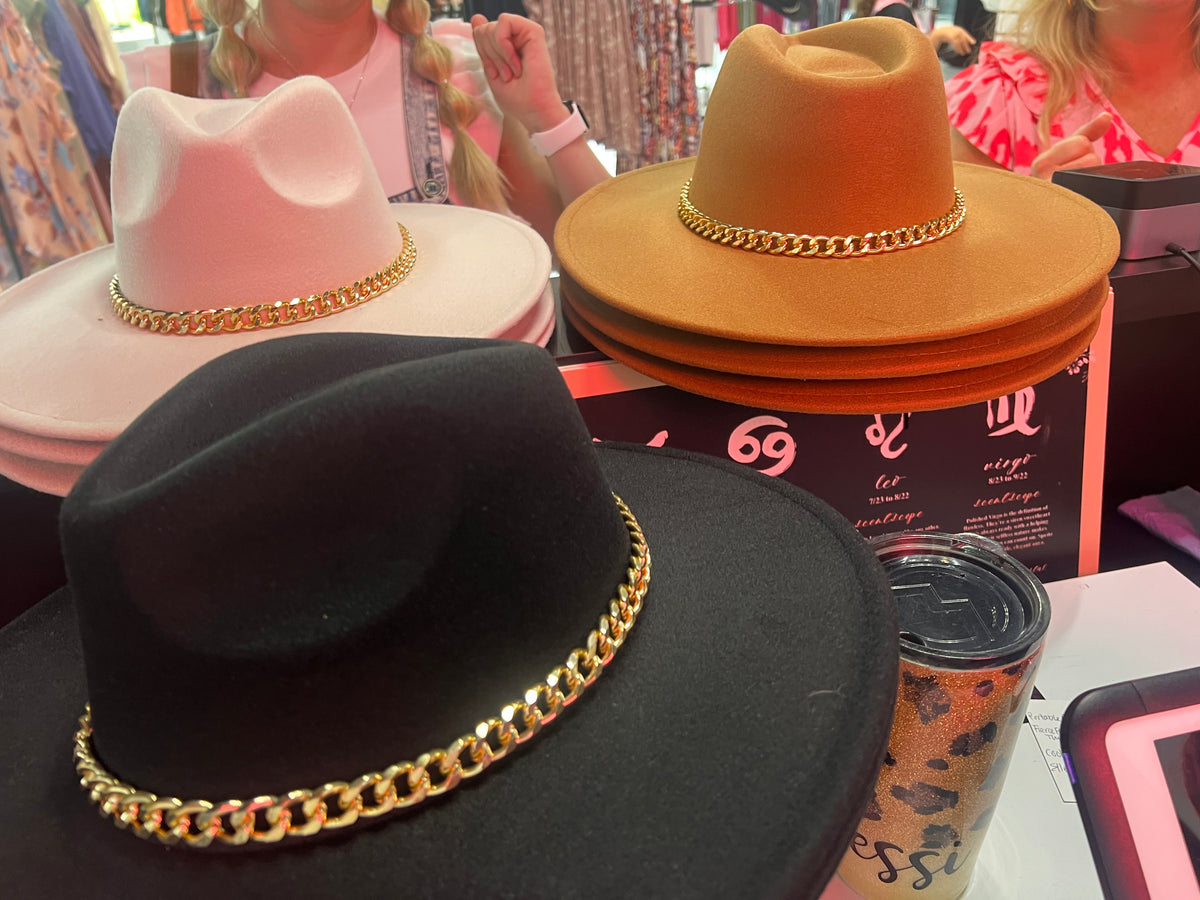 Gold Chain Fashion Hat