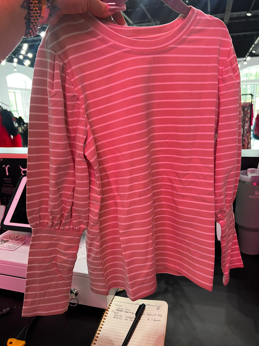 Striped Bubble Sleeve