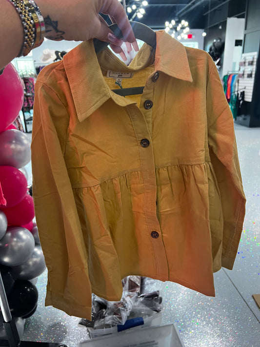 Mustard Corduroy Tunic