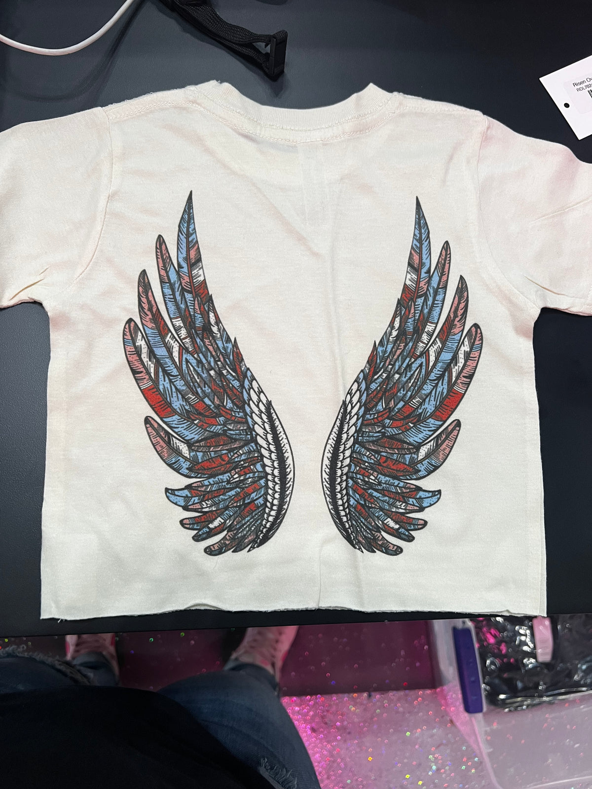 Tribal Angel Boxy Tee