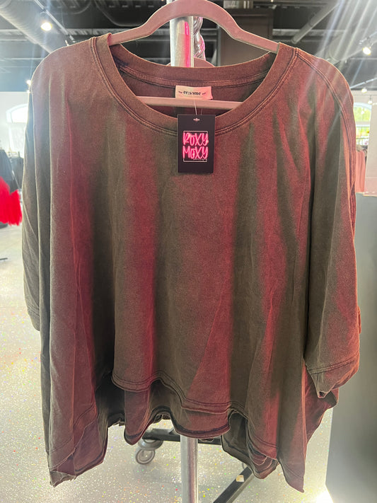 Mineral Washed Box Tee
